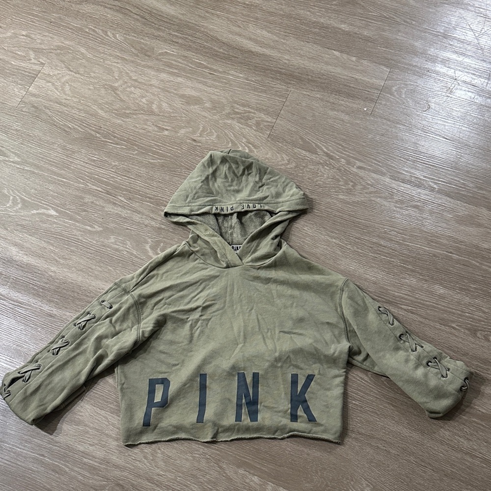 Victoria's Secret PINK Olive Hoodie